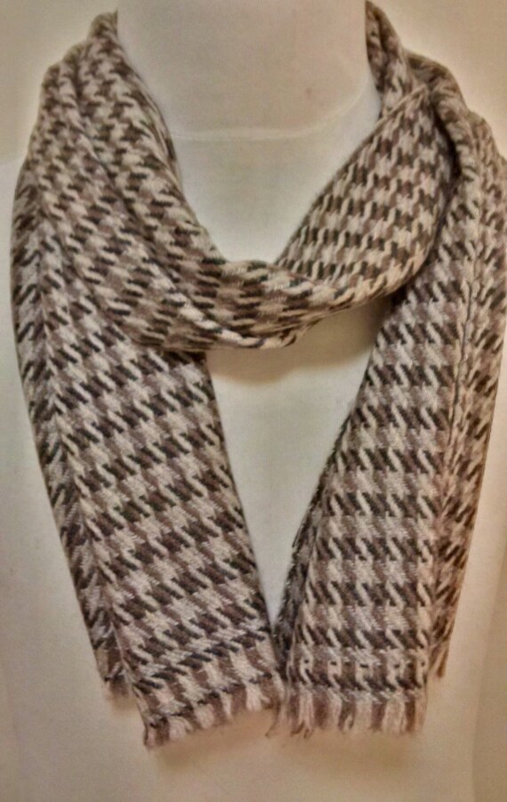 brown cashmere scarf
