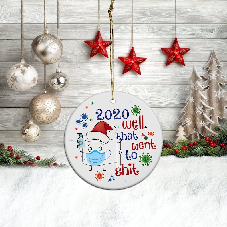 2020 Pandemic Annual Events Quarantine Christmas Ornament Holiday Xmas Pendent