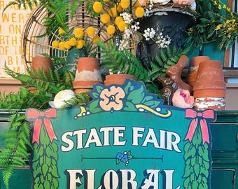 State Fair Floral Co Sign