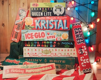 Retro Stackable Christmas Signs