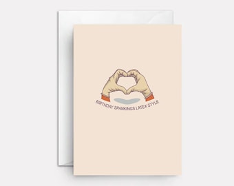 Funny Risque Birthday Card | Love Taps, Kinky Gift