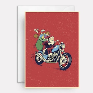Motorcycle christmas cards | biker christmas cards | christmas cards motorcycle | biker xmas cards | Merry Bike-mas