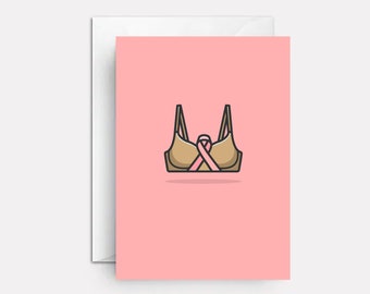 Breast cancer thank you cards | breast cancer awareness thank you cards | breast cancer ribbon thank you cards | Gratitude