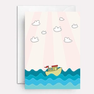 You Float My Boat Anniversary Card: Nautical Valentine