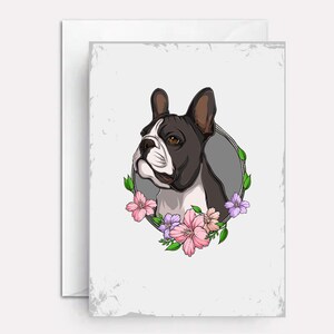 French bulldog birthday card - french bulldog valentines card - french bulldog mothers day card by Paper Bound Greetings