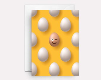 Funny Good Egg Birthday Card – Friendship Card