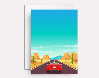 Thelma & Louise Friendship Greeting Card: Ride Or Die
