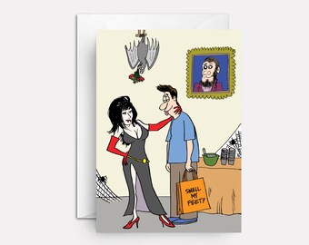 Sexy Halloween Card | Naughty Adult Greeting Card
