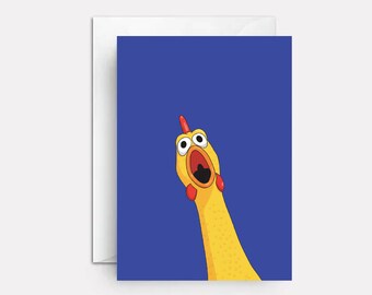 Funny Chicken Father's Day Card: Clucks & Chuckles