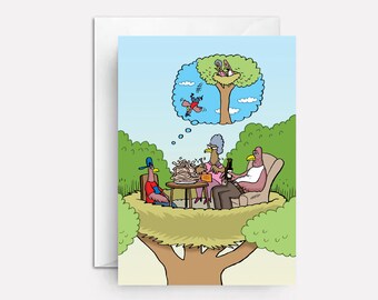Funny Graduation Card for Son: Fly the Nest