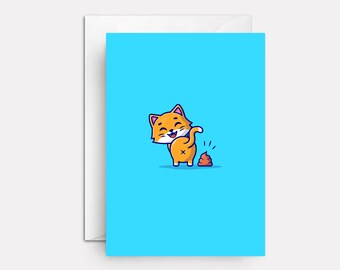 Funny Cat Mother's Day Card | All My Shit, Feisty Feline