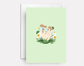 Funny Mushroom Birthday Card | Best Friend Gift