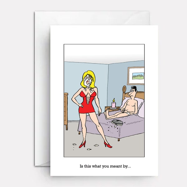 Naughty greeting cards | sexy husband birthday card | dirty valentines day card for boyfriend | personalized cards | Creampie