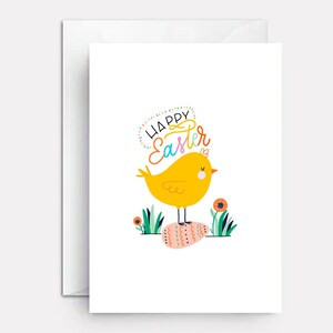 Cute easter cards | easter cards for granddaughter | happy easter cards | bunny easter cards | personalized cards | Sweetest Chick