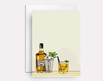 Julep 21st Birthday Card: Alcohol Theme
