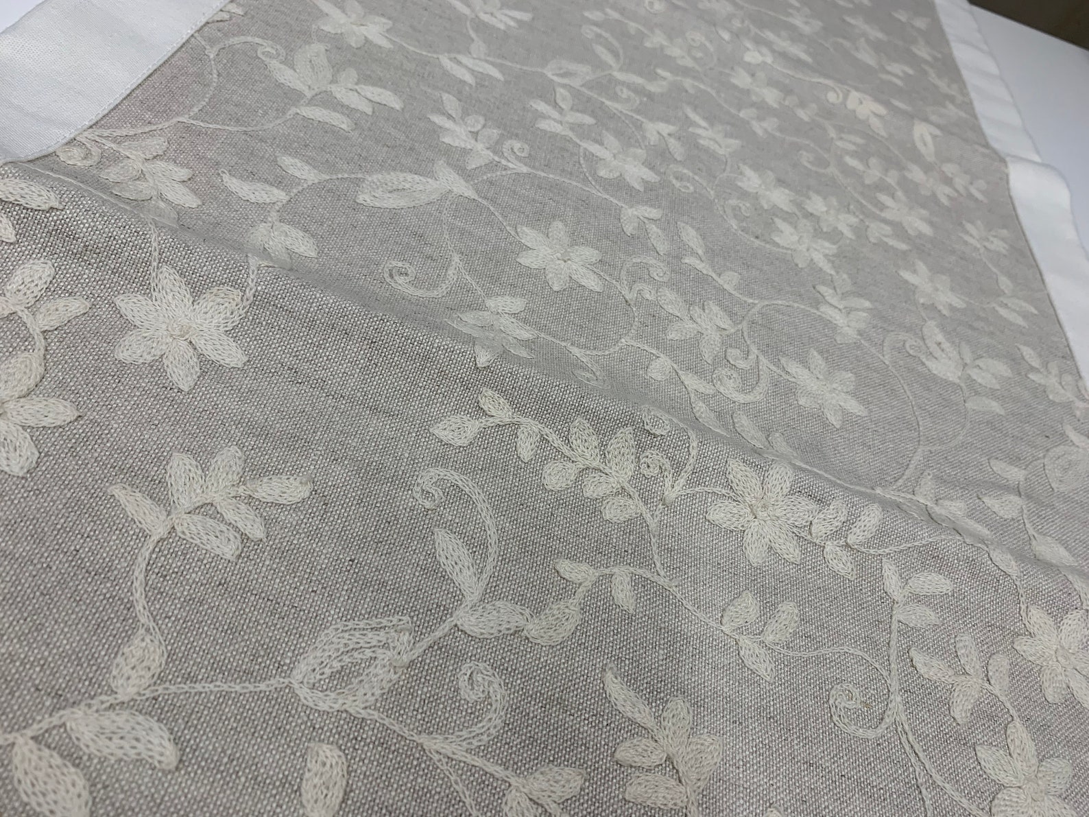 Leinen Läufer für mobile Teedecke | Etsy