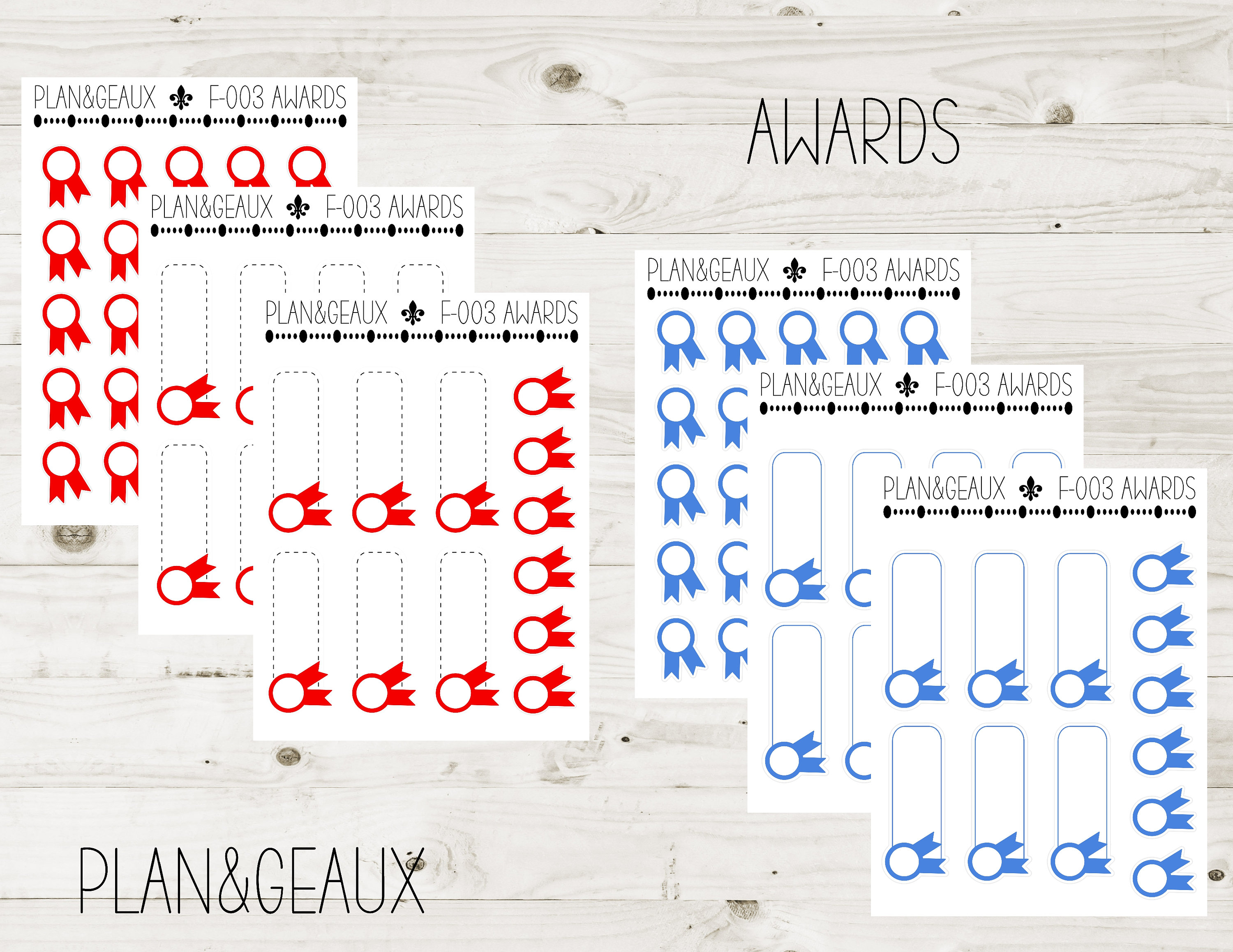 Almost First Place Sticker Ribbon Award Planner Stickers, Reward Sticker, First Place Sticker ...