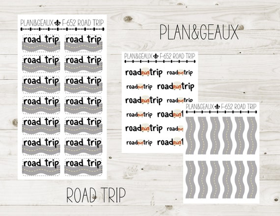 Travel Planner Stickers | Vacation Planner Stickers