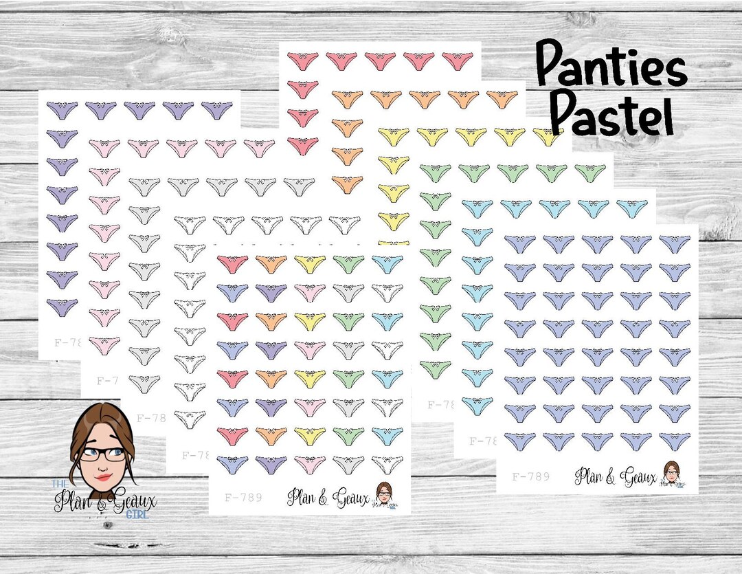 Panties Stickers Underwear Stickers Sexy Time Sticker Etsy