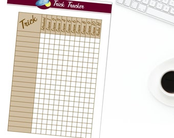 Dog Trick Training Tracker - Printable | Dog Training Planner Worksheet Download for Dog Trainers and Dog Owners