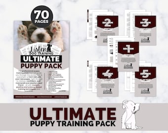 Puppy Training Pack | Puppy Training Course From 8 Weeks | Crate Training, Toilet Training, Socialisation, Lead Walking, Recall & More