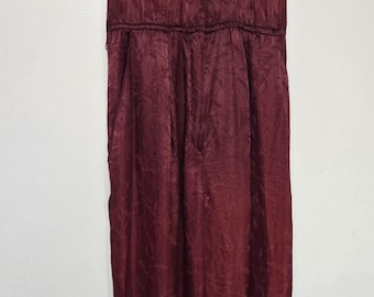 Vintage Foxy Lady Burgundy Jumpsuit