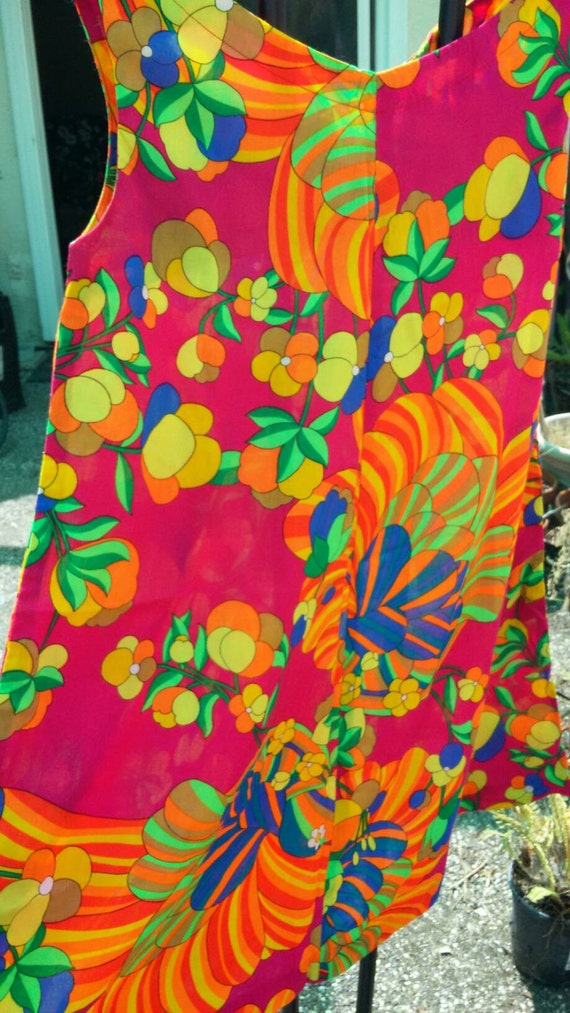 60's Psychedelic Dress