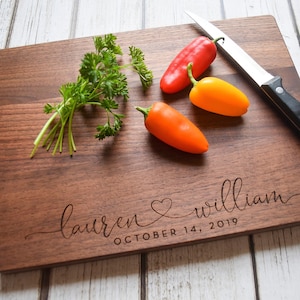 Personalized Cutting Board - Engraved Cutting Board, Custom Cutting Board, Wedding Gift, Housewarming Gift, Anniversary Gift, Engagement