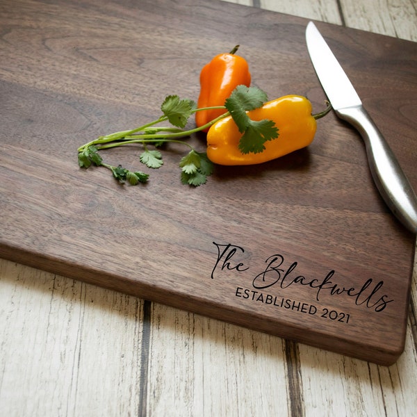 Wedding Gift, Engraved Cutting Board, Engagement Gift, Gift for Couple, Personalized Wedding Gift, Personalized Cutting Board, Unique Gift