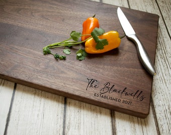 Wedding Gift, Engraved Cutting Board, Engagement Gift, Gift for Couple, Personalized Wedding Gift, Personalized Cutting Board, Unique Gift