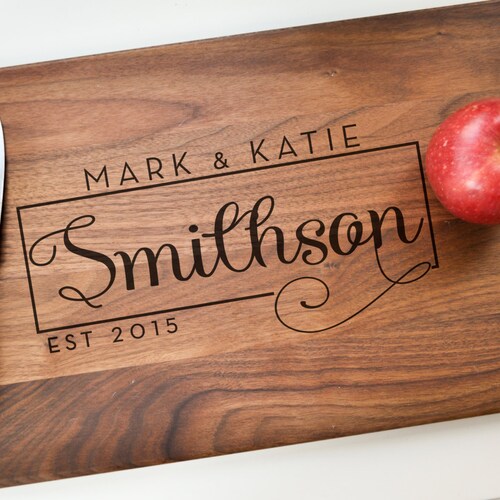 Personalized Cutting Board Engraved Cutting Board Custom Etsy