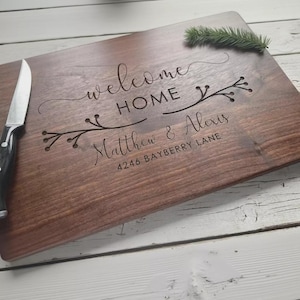 Tabla de cortar de madera personalizada, tabla de embutidos grabada a medida
