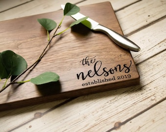 Thoughtful Personalized Cutting Board for Weddings & Anniversaries