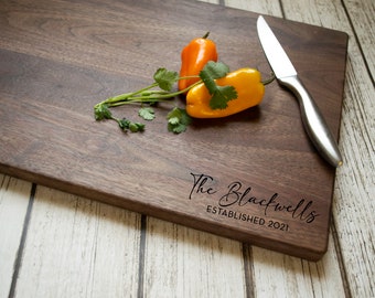 Wedding Gifts, Engraved Cutting Board, Engagement Gift, Gift for Couple, Personalized Wedding Gift, Personalized Cutting Board, Unique Gift