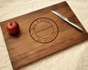 Wedding Gift, Personalized Wedding Gift, Cutting Board, Custom Cutting Board, Engraved Cutting Board, Housewarming Gift, Realtor Gift