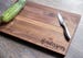 Personalized Cutting Board - Engraved Cutting Board, Custom Cutting Board, Wedding Gift, Housewarming Gift, Anniversary Gift, Engagement 