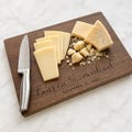 Personalized Engraved Cutting Board – Custom Hardwood Wedding Gift