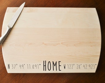 Personalized Cutting Board - Engraved Cutting Board, Custom Cutting Board, Wedding Gift, Housewarming Gift, Anniversary Gift, Realtor Gift