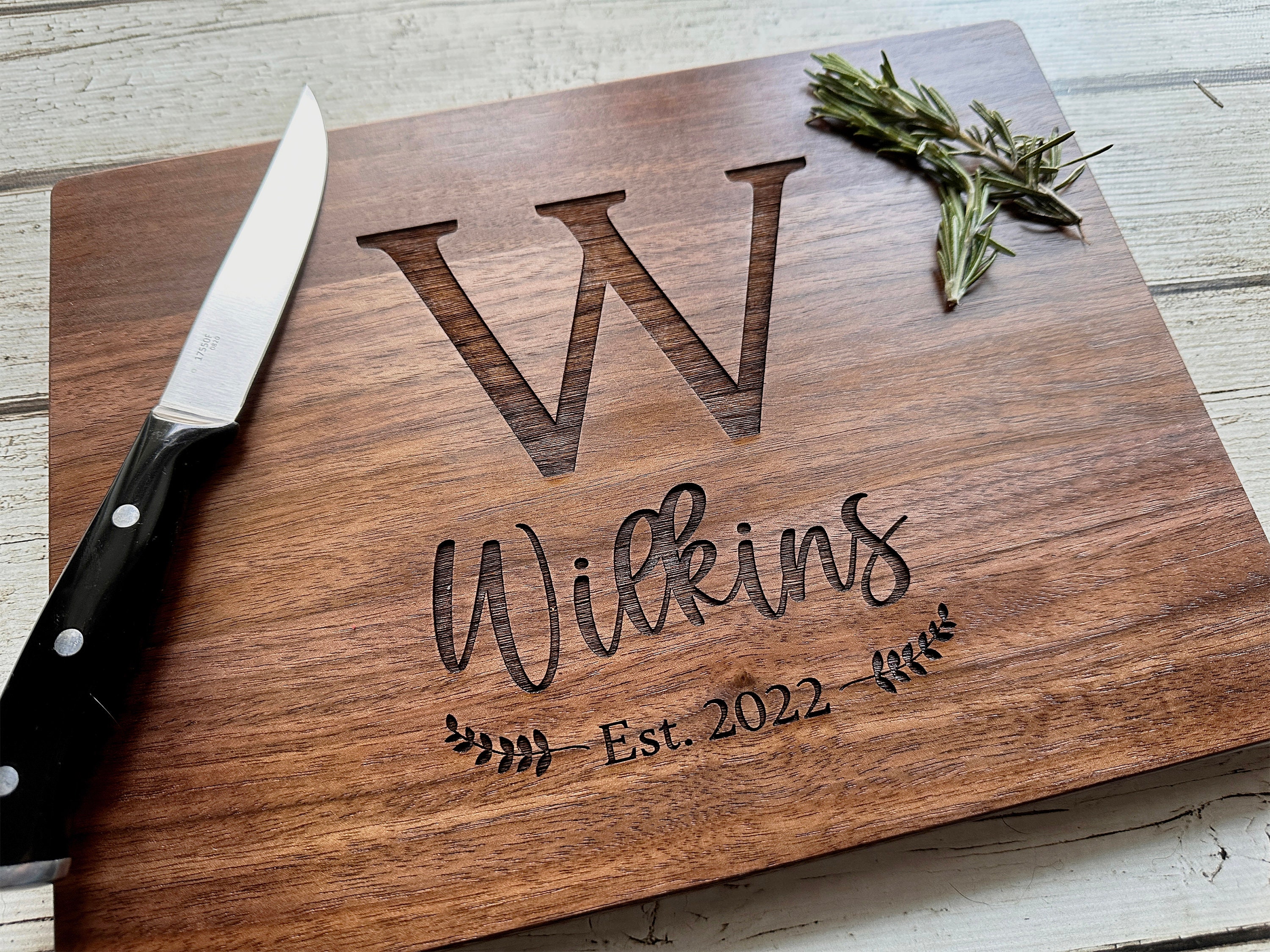 Personalized Cutting Board Engraved Cutting Board, Custom Cutting