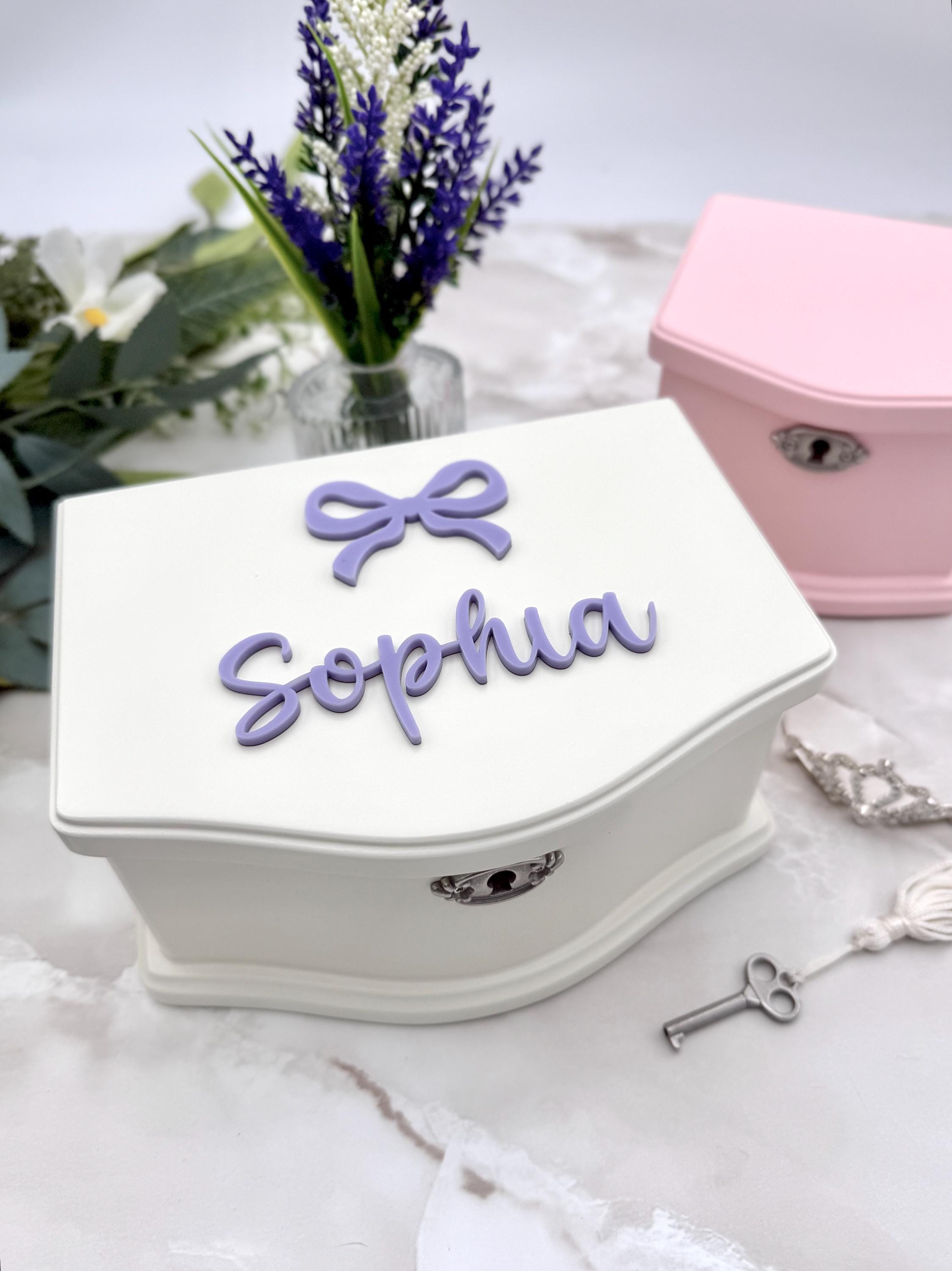 Boite a Bijoux, Homever Rangement Bijoux avec Miroir et Tiroirs Verrouillables, Noir élégant