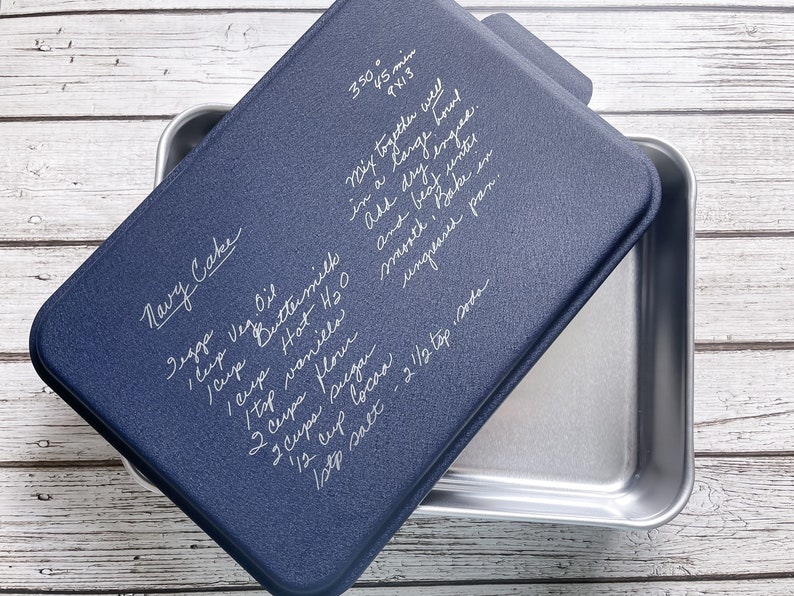 Engraved Recipe Cake Pan - Thumbnail 3