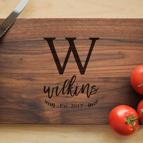Personalized Cutting Board Engraved Cutting Board Custom Etsy