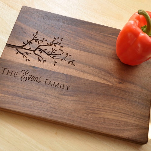 Personalized Cutting Board Engraved Cutting Board Custom Etsy