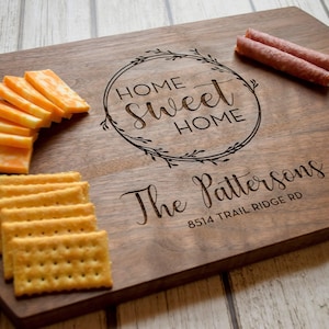 Real Estate Closing Gift, Housewarming Gift, New Home Gift, Personalized Cutting Board, Wood Cutting Board, Logo Advertising