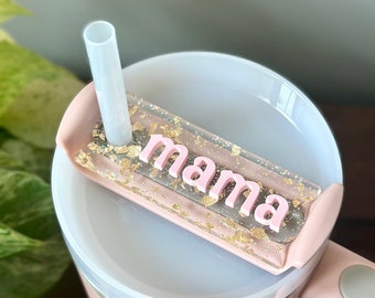 Mother's Day Gift, Gift For Mom, Gift From Child, Gift From Kid, Personalized Tumbler Name Tag, Plate Topper, Custom Tumbler, Name Plate