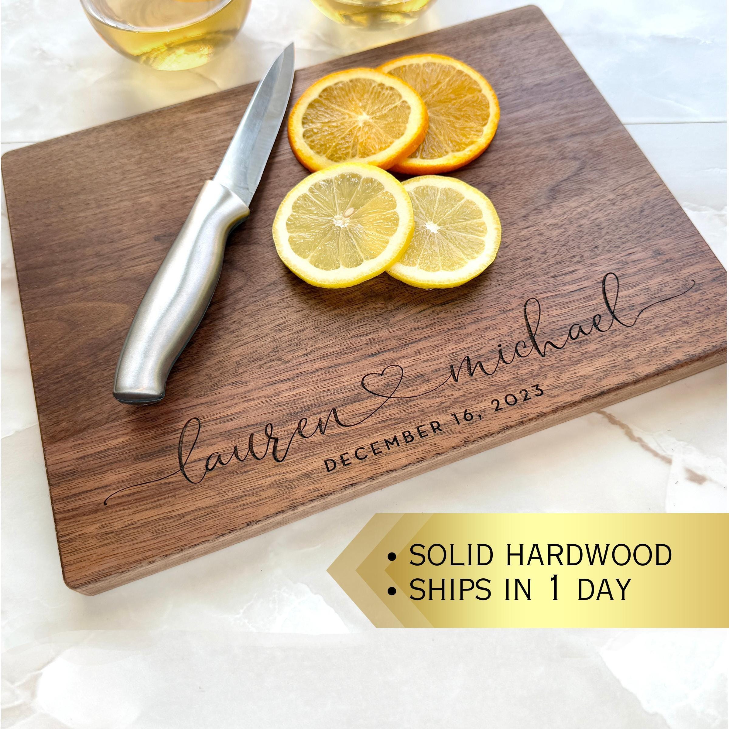 Personalized Cutting Board, Wedding Gift, Housewarming, Charcuterie Board, Custom Cutting Board, Anniversary Gift, Bridal Shower Gift