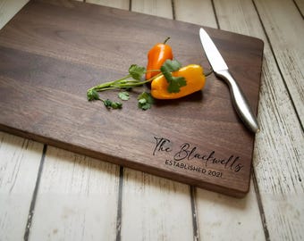 Housewarming Joy: Unique Personalized Wood Cutting Board
