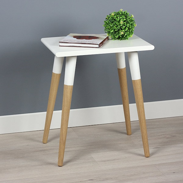 White End Table Etsy