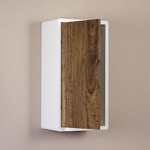 White Floating Cabinet, Lacquer Coating High-End Finish Wall Shelf, Wall Mount Cabinet, Medicine Cabinet