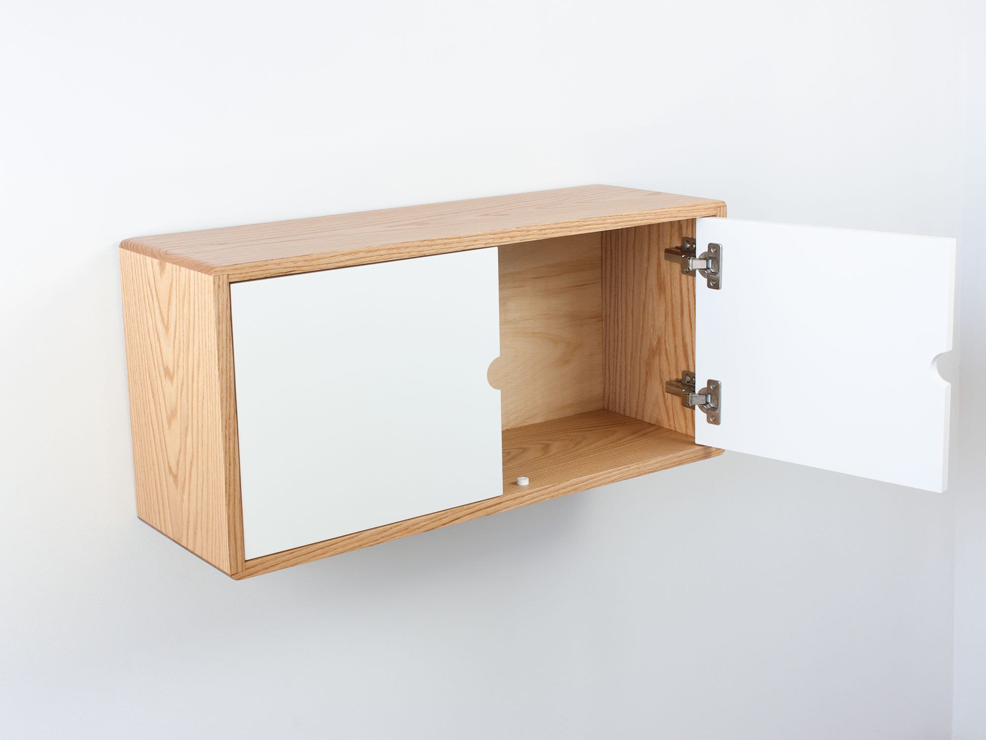 Gabinete flotante minimalista blanca gabinete de pared | Etsy